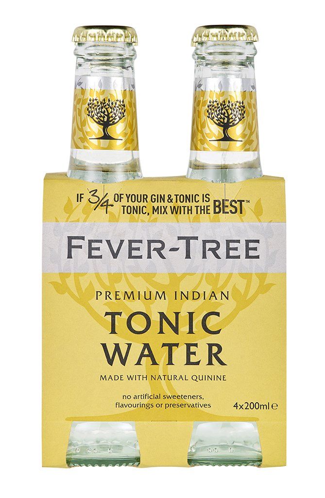 Fever Tree Indian Tonic Water 200ml 4-Pack