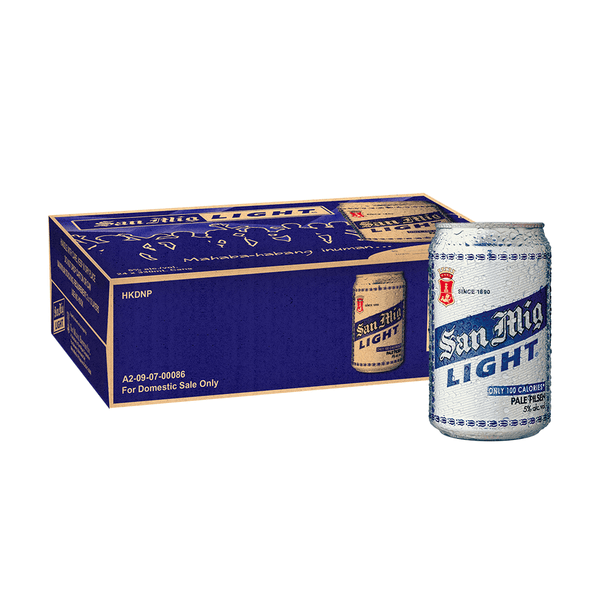 San Mig Light 330 mL Can Case of 24